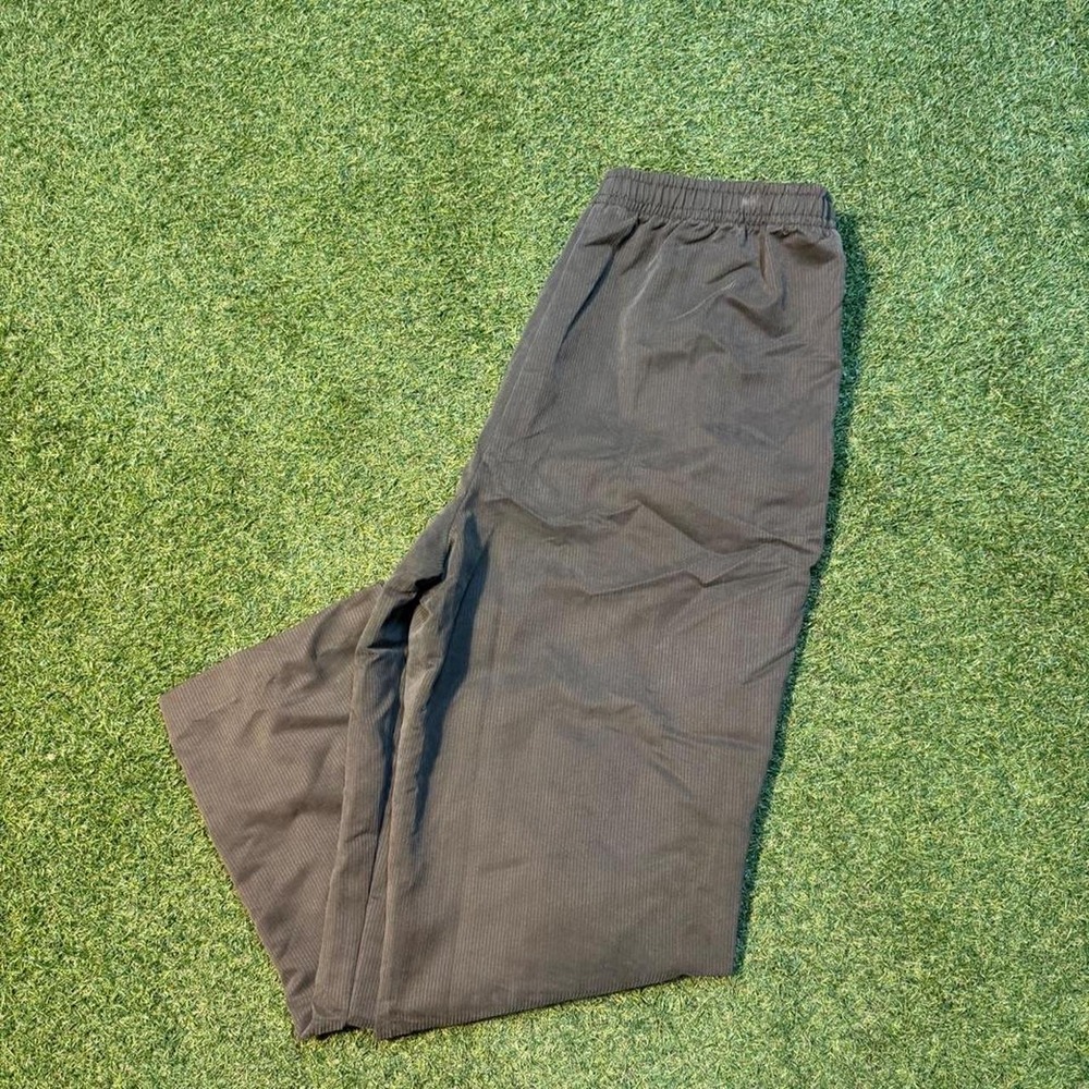 Brown wide leg pants with elastic waistband in size M. Lyocell, rayon
